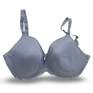 Chantelle Bra Underwire size 38DDD slate blue color brazier